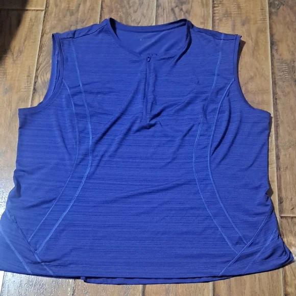 Athleta Royal Blue Muscle Tee - Picture 2 of 11
